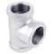 B & K STZ Industries 3/8 in. FIP each X 3/8 in. D FIP 3/8 in. D FIP Galvanized Malleable Iron Tee 311UPT-38 - alternate 2